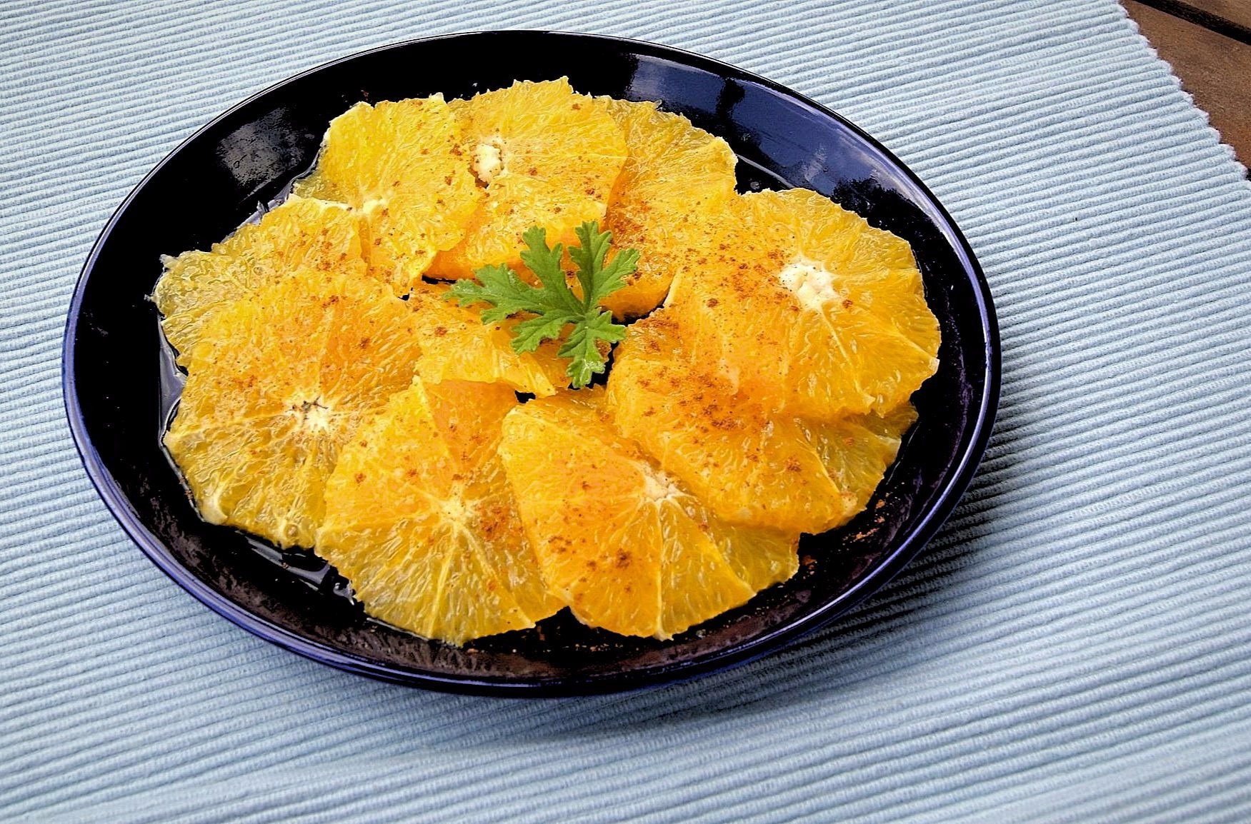 oranges cinnamon dessert